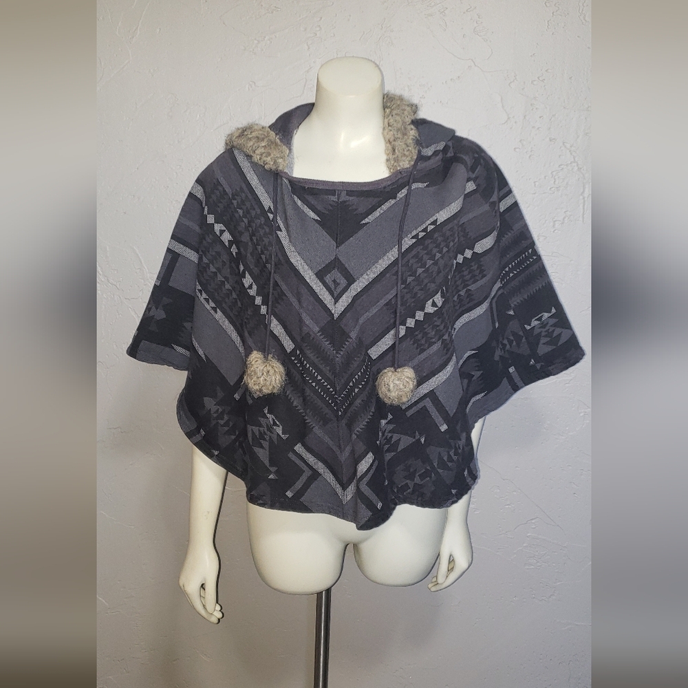 Gray Patterned Women's Skirt